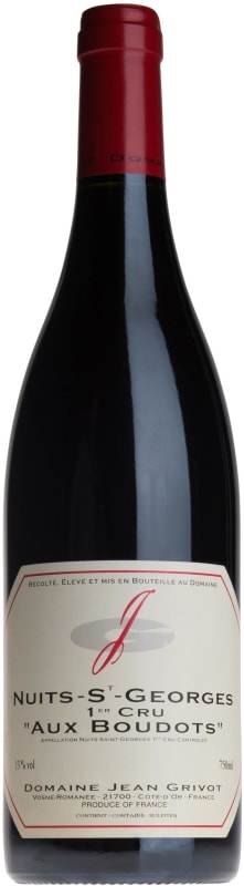 Domaine Jean Grivot Nuits-St-Georges Aux Boudots Premier Cru 2020 Front Bottle Shot
