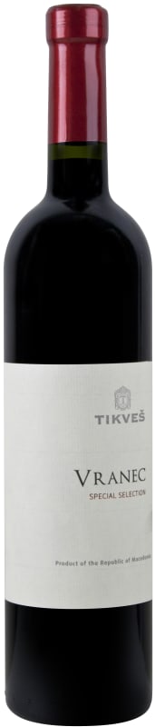Tikves Vranec Special Selection 2016 Front Bottle Shot