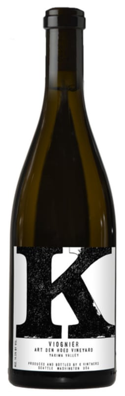 K Vintners Art Den Hoed Vineyard Viognier 2024 Front Bottle Shot