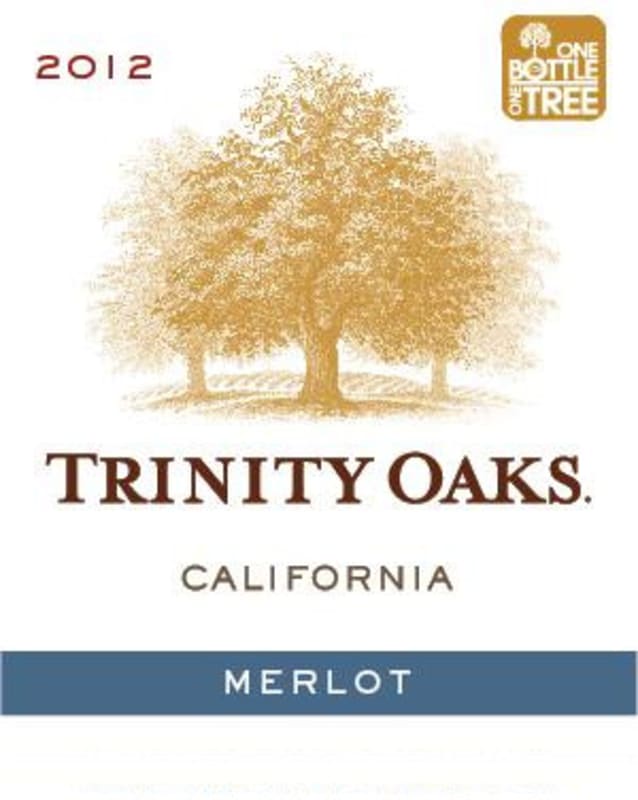 Trinity Oaks Merlot 2012 Front Label