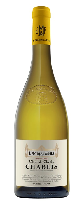 J. Moreau & Fils Chablis 2020 Front Bottle Shot