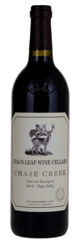 Stag's Leap Wine Cellars Chase Creek Cabernet Sauvignon 2010 Front Bottle Shot