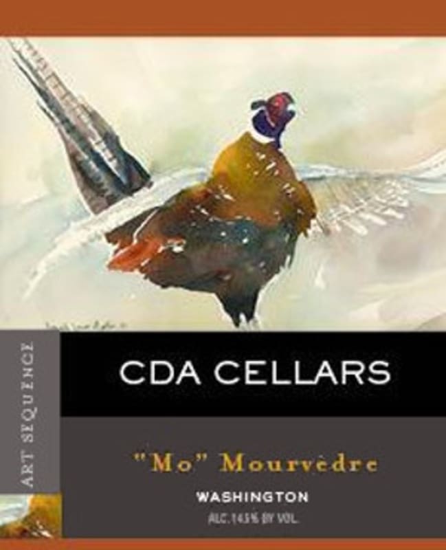 Coeur D'Alene Cellars Mo Mourvedre 2015 Front Label
