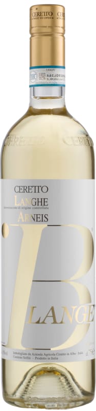 Ceretto Arneis Blange 2021 Front Bottle Shot