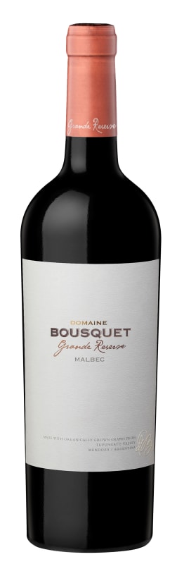Domaine Bousquet Grande Reserve Organic Malbec 2017 Front Bottle Shot