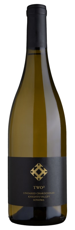 Two Squared Unoaked Chardonnay 2022 Front Bottle Shot
