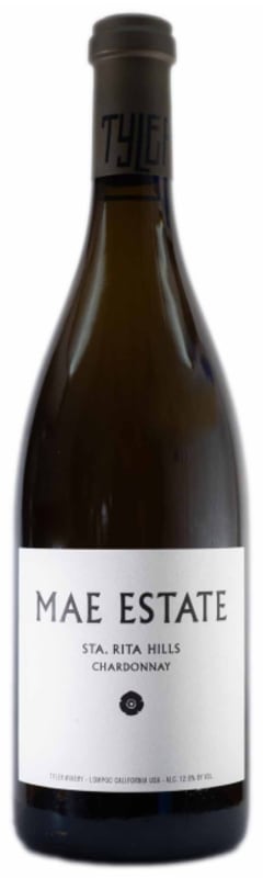 Tyler Winery Mae Estate Chardonnay 2022 Front Bottle Shot