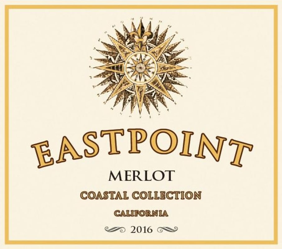 Eastpoint Eastpoint Coastal Collection Merlot , California 2016 Front Label