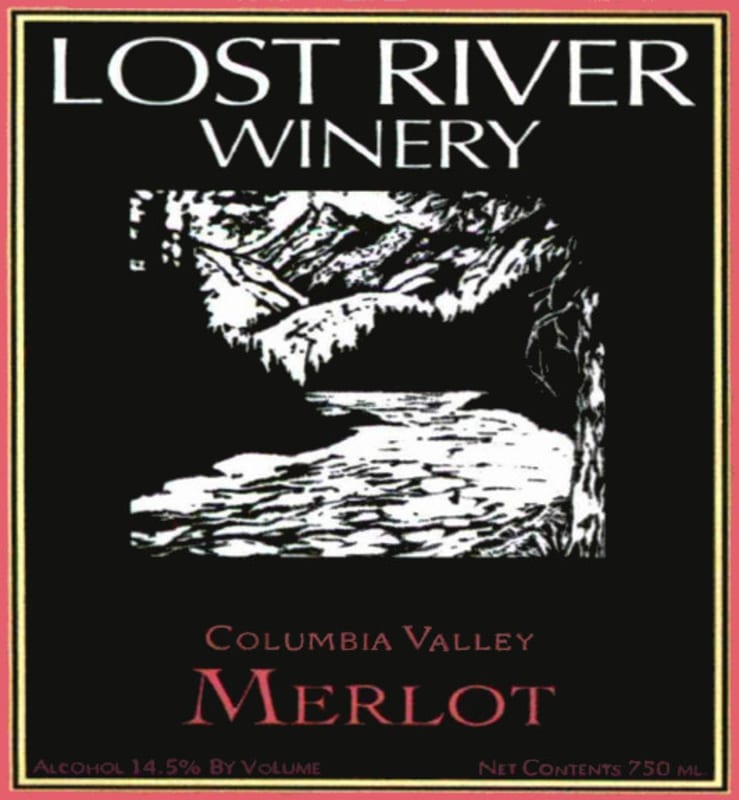 Lost River Winery Merlot 2003 Front Label