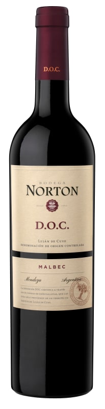Bodega Norton D.O.C. Malbec 2017 Front Bottle Shot