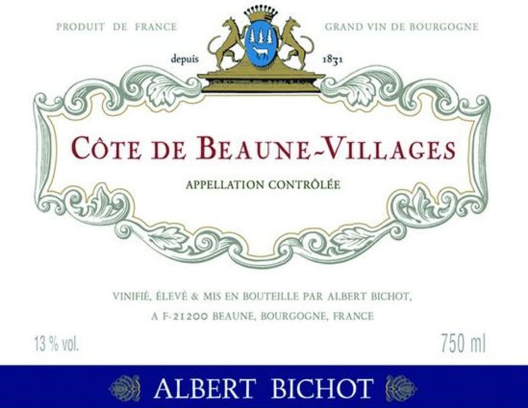 Albert Bichot Cote de Beaune Villages 2007 Front Label