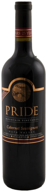 Pride Mountain Vineyards Vintner Select Cabernet Sauvignon 2007 Front Bottle Shot