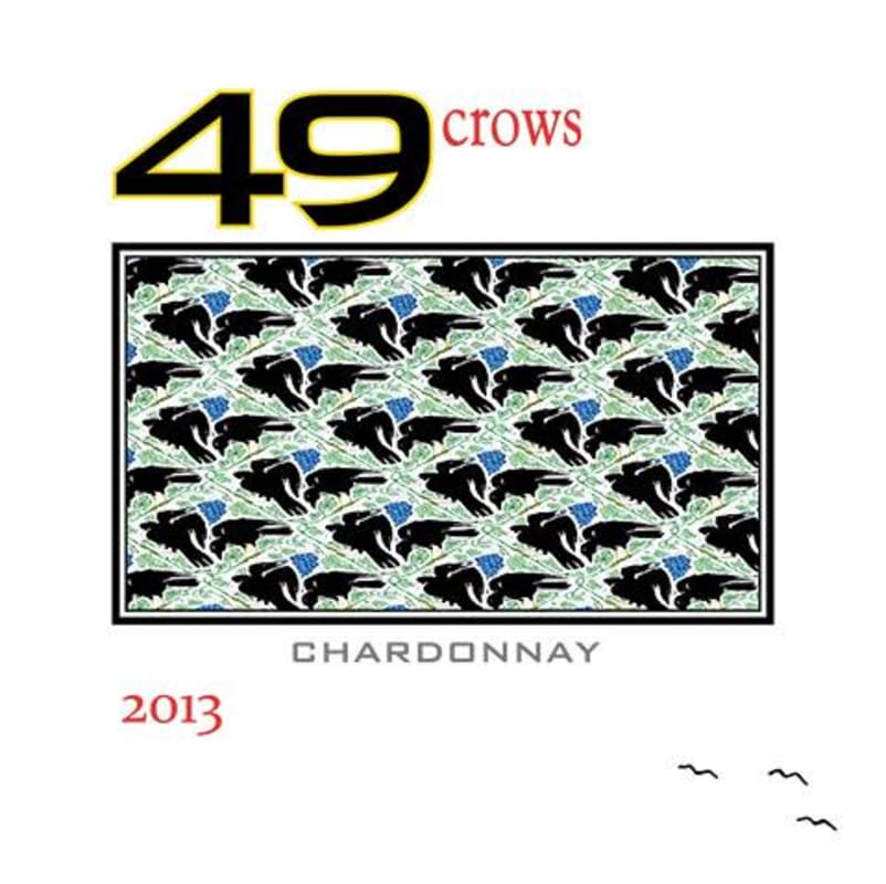 Alder Springs Vineyard 49 Crows Chardonnay 2013 Front Label