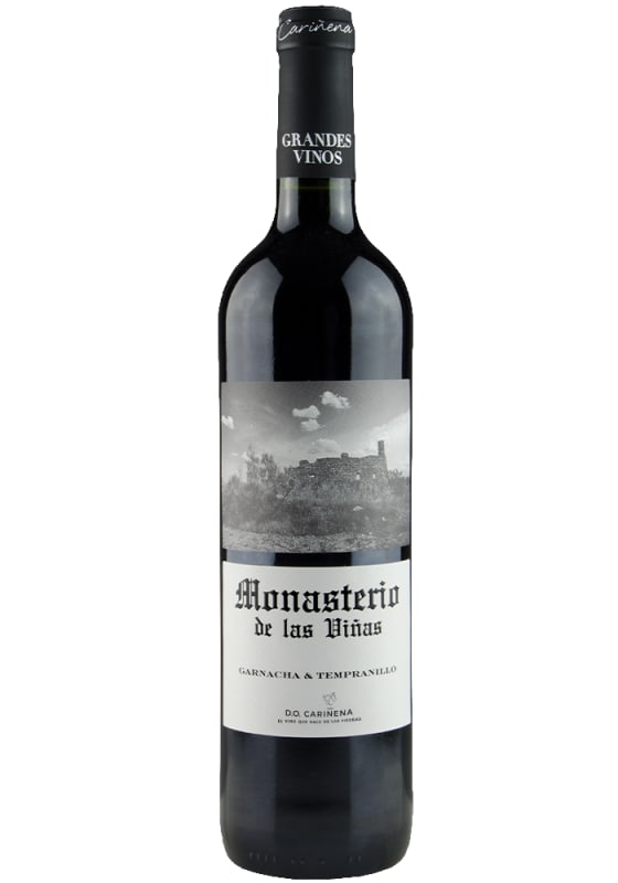 Grandes Vinos Y Vinedos Monasterio de las Vinas Garnacha y Tempranillo 2023 Front Bottle Shot