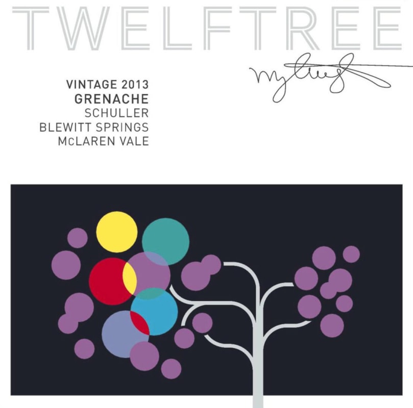 Two Hands Twelftree Schuller Blewitt Springs Grenache 2013 Front Label