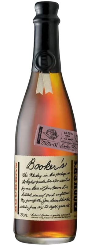 Booker's Bourbon Whiskey Granny's Batch (2020-01) Front Bottle Shot