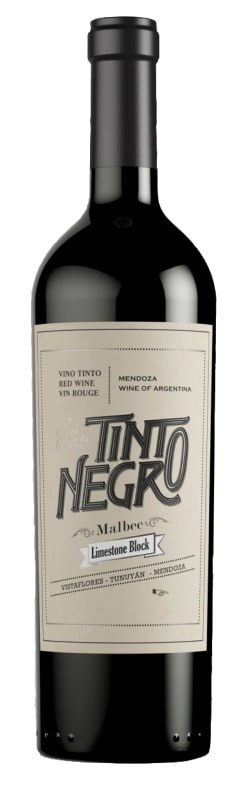 TintoNegro Limestone Block Malbec 2019 Front Bottle Shot