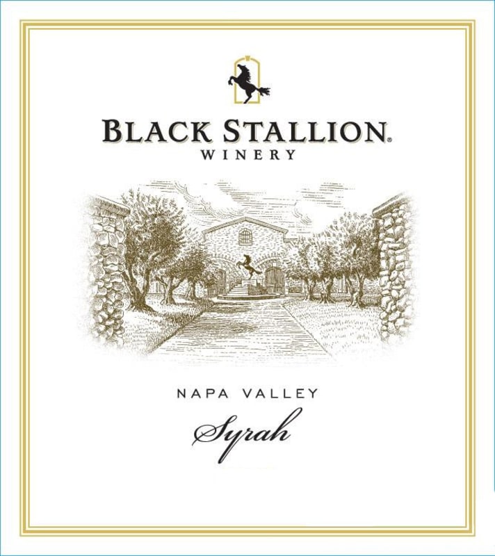 Black Stallion Winery Napa Valley Syrah 2012 Front Label