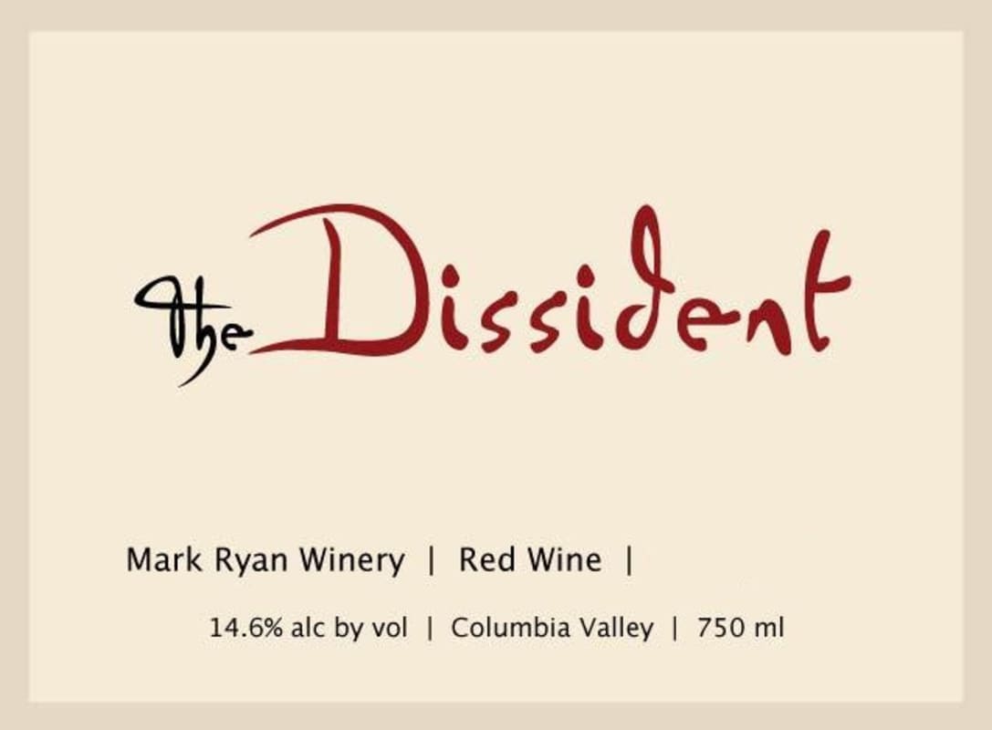 Mark Ryan The Dissident 2007 Front Label