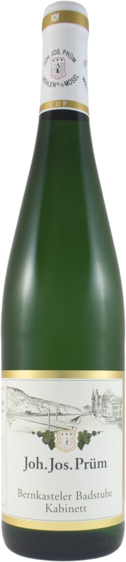 Joh. Jos. Prüm Bernkasteler Badstube Riesling Kabinett 2020 Front Bottle Shot