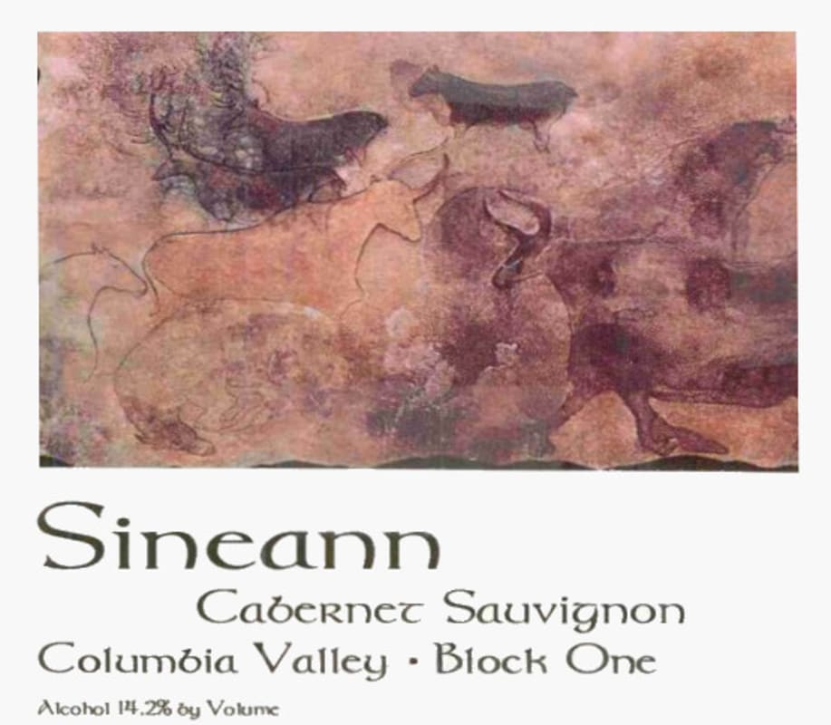 Sineann Block One Cabernet Sauvignon 2005 Front Label