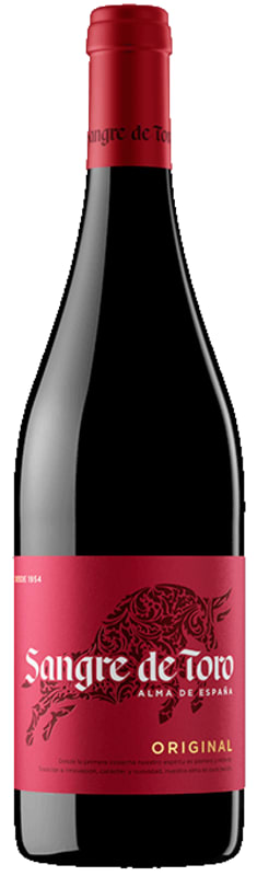 Torres Sangre de Toro Original Red Blend 2022 Front Bottle Shot