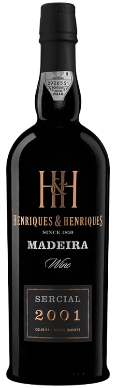 Henriques & Henriques Sercial Vintage 2001 Front Bottle Shot