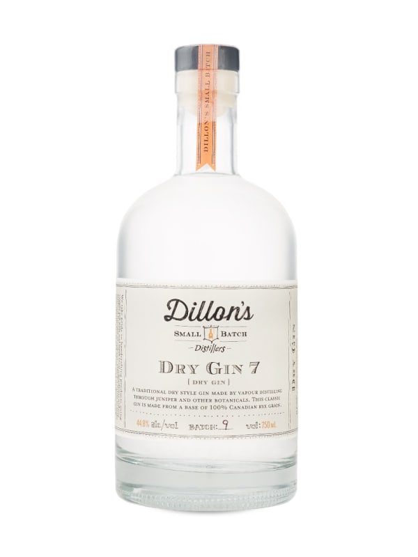 Dillon's Small Batch Dry Gin Front Bottle Shot