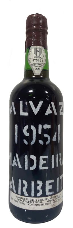 Barbeito Madeira Malvasia 1954 Front Bottle Shot