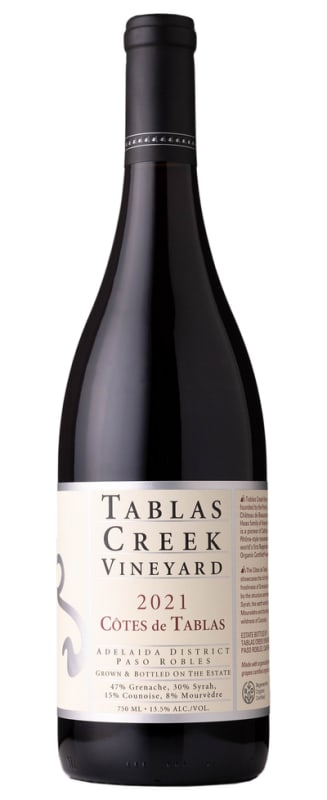 Tablas Creek Cotes de Tablas Rouge 2021 Front Bottle Shot
