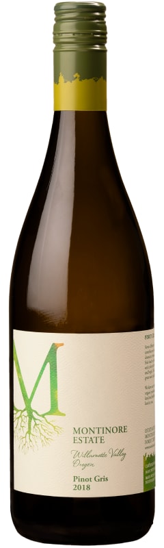 Montinore Estate Pinot Gris 2018 Front Bottle Shot