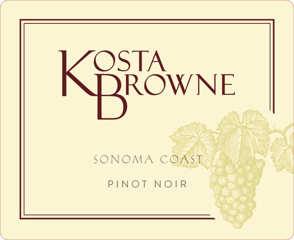 Kosta Browne Sonoma Coast Pinot Noir (375ML half-bottle) 2023 Front Label