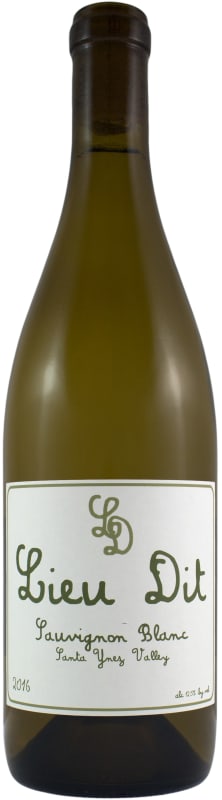 Lieu Dit Sauvignon Blanc 2016 Front Bottle Shot