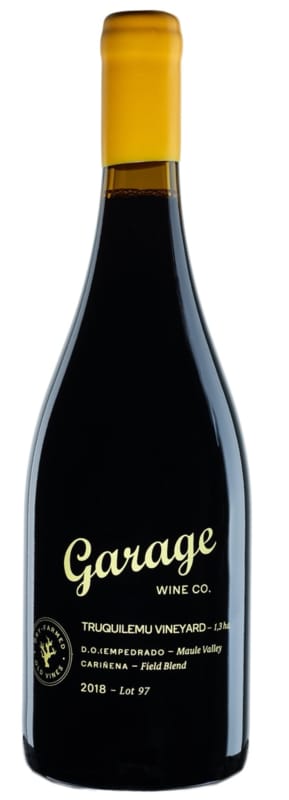 Garage Wine Co. Truquilemu Vineyard Lot 97 Carignan 2018 Front Bottle Shot
