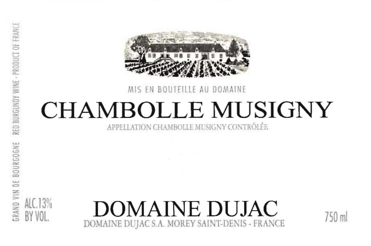 Domaine Dujac Chambolle-Musigny 2020 Front Label