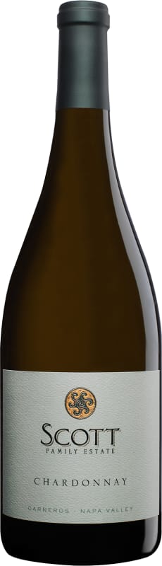 Scott Family Estate Carneros Chardonnay 2014 Front Bottle Shot