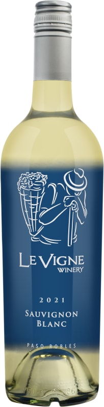 Le Vigne Winery Paso Robles Sauvignon Blanc 2021 Front Bottle Shot