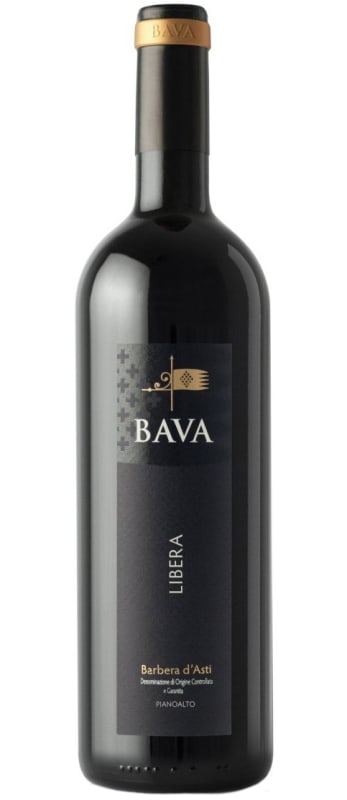 Bava Libera Barbera d'Asti 2023 Front Bottle Shot