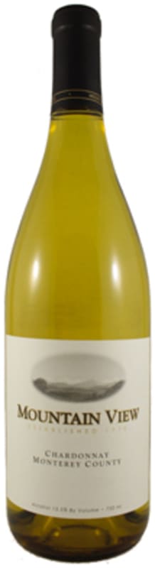 Mountain View Winery Monterey Chardonnay 2016 Front Bottle Shot