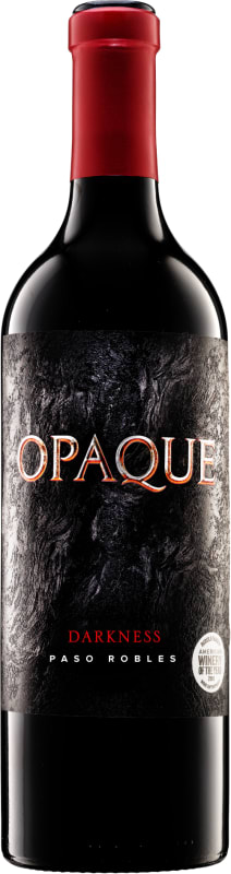 Opaque Darkness Red Wine 2018 Front Bottle Shot