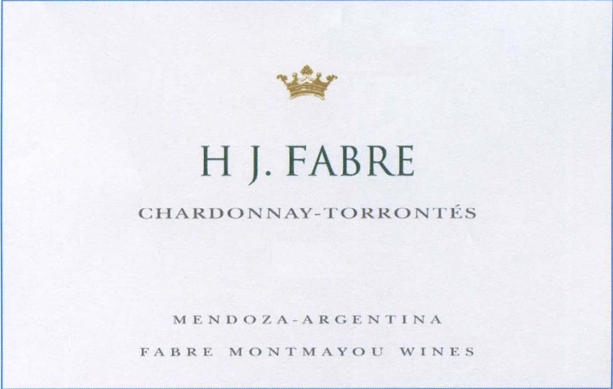 Fabre Montmayou H J. Fabre Chardonnay Torrontes 2015 Front Label