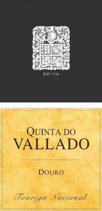 Quinta do Vallado Douro Touriga Nacional 2015 Front Label