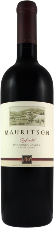 Mauritson Dry Creek Valley Zinfandel 2020 Front Bottle Shot