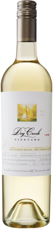 Dry Creek Vineyard Sauvignon Blanc 2019 Front Bottle Shot