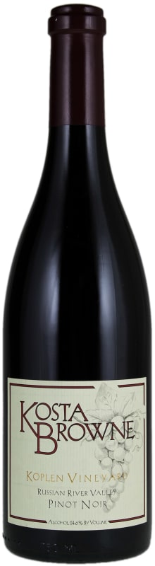 Kosta Browne Koplen Vineyard Pinot Noir 2012 Front Bottle Shot