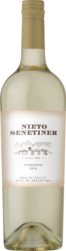 Nieto Senetiner Torrontes 2016 Front Bottle Shot