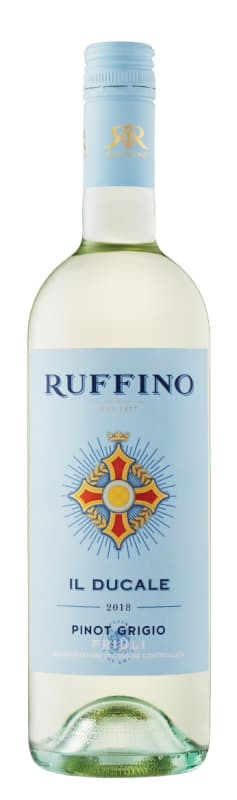 Ruffino Il Ducale Pinot Grigio 2018 Front Bottle Shot