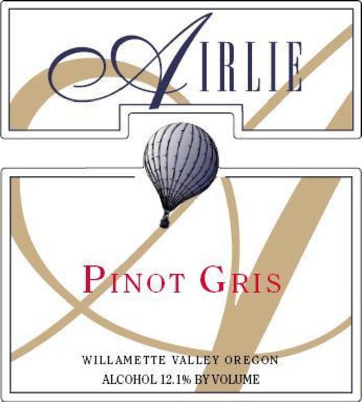 Airlie Pinot Gris 2008 Front Label