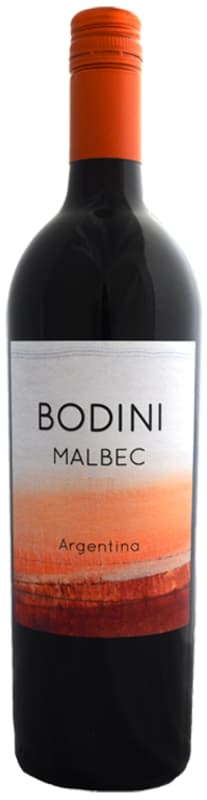 Bodini Malbec 2016 Front Bottle Shot