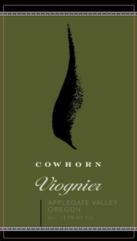 Cowhorn Viognier 2012 Front Label
